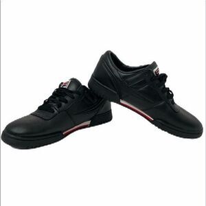 Fila Originals Men’s Sneaker's Black Fitness Low Top Athletic Fashion Size 9.5